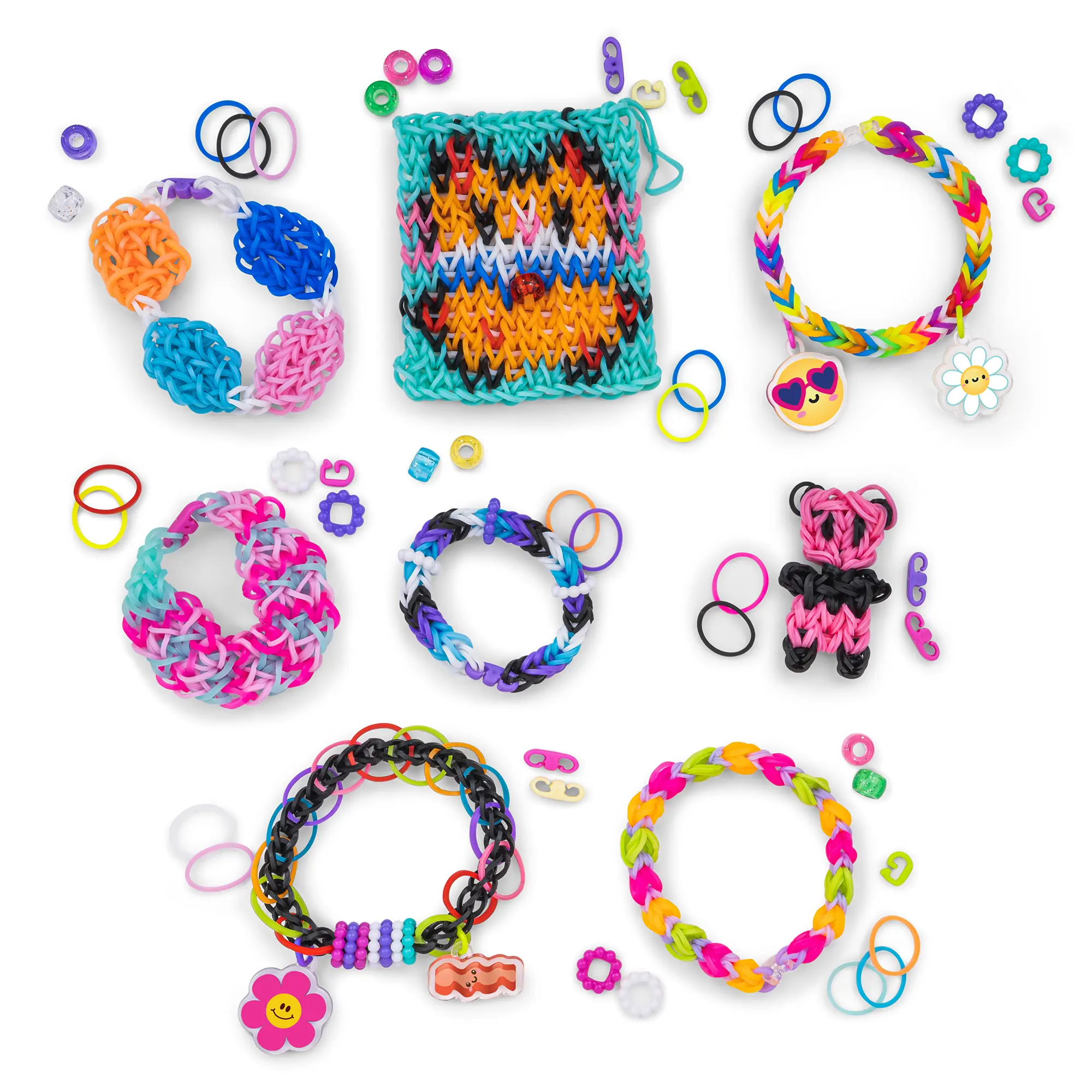 Rainbow Loom Mega DUO Combo case Colorful Beads Beads And Accessories