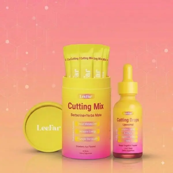 LeeFar Ultimate Cutting Bundle | Liposomal Detox Drops & Metabolism Mix | Bloat Relief & Energy