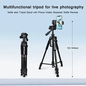 Pro Travel Tripod  Aluminum Tall 55” 140CM Stand With Quick Plates Mount Pan Head For Canon Nikon DSLR SLR Digital Camera