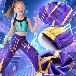 Female group cosplay costumes, Zoe cosplay outfit, Dance clothing, with exquisite workmanship, suitable as a gift or collectible for friends or family, multiple sizes available, can be dressed up as your favorite character