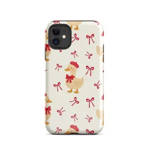 Duck with Bows Double Layer Case