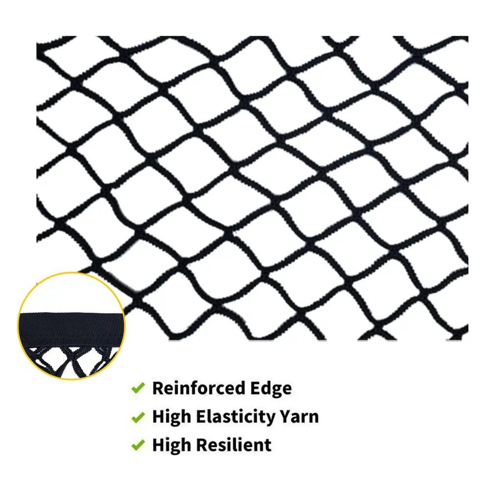 Highly Elastic Cargo Net for Truck Bed – Stretchable Cargo Mesh Organizer for ATV, SUV, UTV & Boat, Heavy-Duty Compact Storage Net for Furniture, Camping Gear & Travel Essentials, Simple Tie-Down Solution