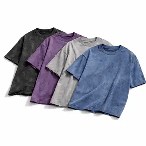 Vintage Washed Oversized Tee Set Women Loose Short Sleeve Shirt with Shorts Summer Outfit