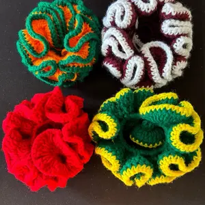 Handmade Ruffle Scrunchies