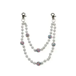 Baller White/Rainbow Wallet Chain