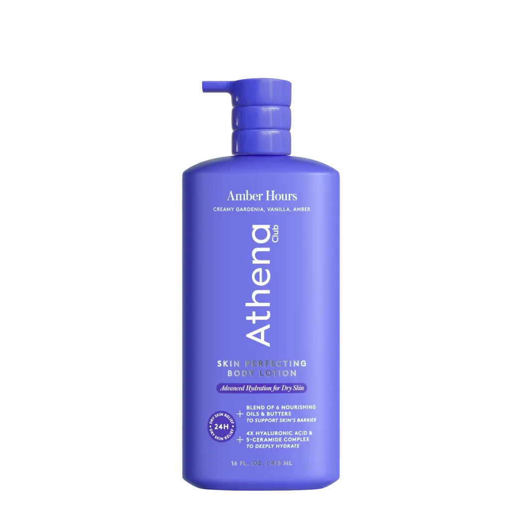 Amber Hours - Athena Club Skin Perfecting Body Lotion | 24-Hour Hydration | Fast-Absorbing | Strengthens Skin | Dermatologist Tested