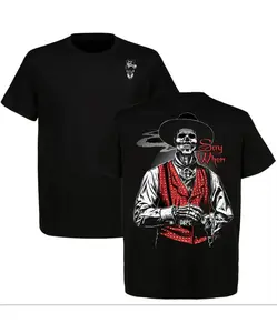 Doc Holliday Say When Old West Death Dealers Collection Tombstone Ghost Town Zombie T-Shirt, Cowboy Shirt, Unisex Fashionable Crew Neck Pure Cotton T-Shirt