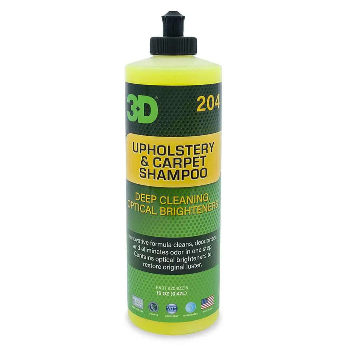 Household 3D Upholstery & Carpet Shampoo with Brush for Deep Cleaning