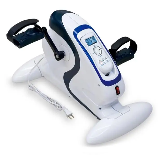 212 MAIN BetaFlex Electronic Smart Compact Mini Exercise Bike - Home Gym Equipment for Workout from Home, Automatic Modes, Backlit LCD Control, Remote Control, Cardio Fitness Gear, Display, Home Exercise Equipment, Exercise Bikes
