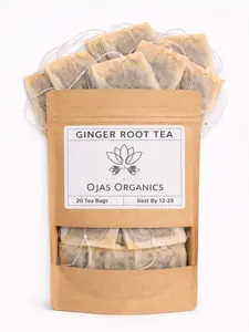 Organic Ginger Root Tea Bags (2g) Organic Ginger Root Tea Bags (2g)