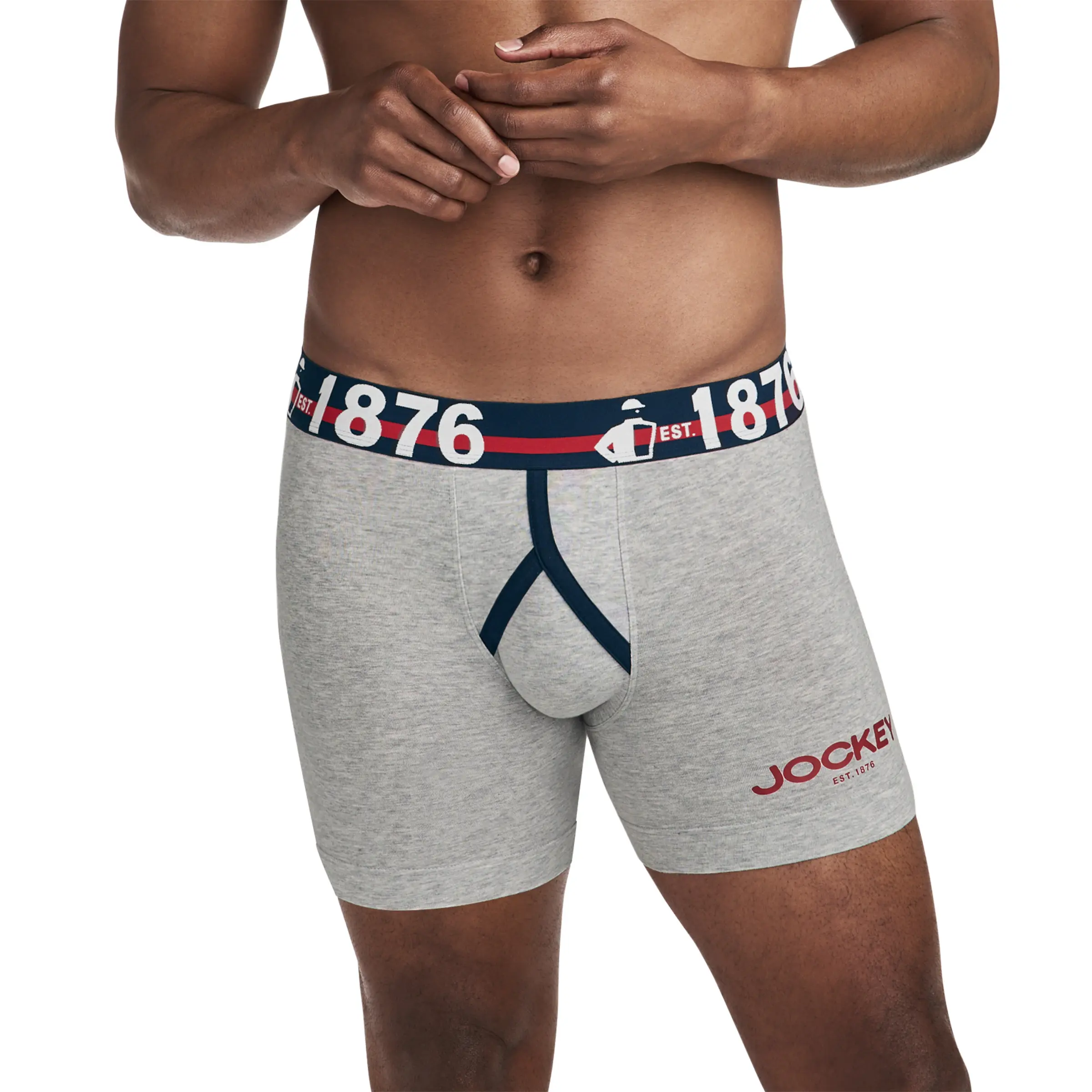 Jockey Men's Jockey 1876 Collection Cotton Stretch 5.5" Boxer Brief