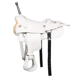 HILASON Custom Designed Rare Western Trick Riding Saddle | Horse Racing Leather Saddles for Horses