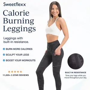 [Sweetflexx] Pockets | Hi-Rise | Resistance Leggings - New Colors Sculpt Your Legs Burn More Calories