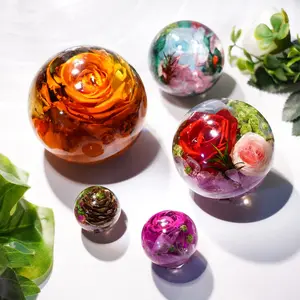 9Pcs/Set Sphere Silicone Molds for Resin,Upgraded Seamless 3D Sphere Resin Molds,Large Round Ball Epoxy Resin Molds for Flowers Preservation,Resin Casting,Soap,Candle,Hand Tools Kits