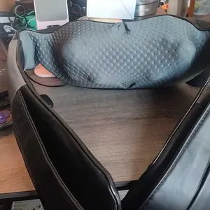 Product Review of Shiatsu Neck and Back Massager with Soothing Heat, Ergonomic 8 Deep-Kneading Massage Nodes with Heat Electric Shiatsu Back Massager for Neck Shoulder & Body Muscle Relief Portable 12V DC Power Supply - Black from u**1