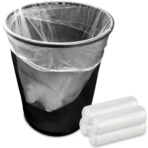 Stock Your Home 4 Gallon Clear Trash Can Liner - 200 Pack