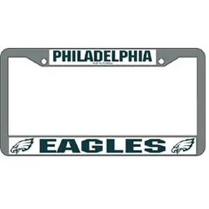 Philadelphia Eagles License Plate Frame Chrome