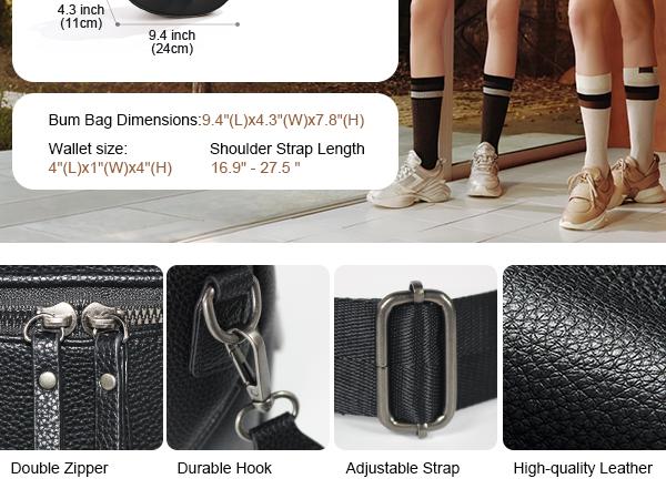 LuxeLieu Multi-Scene Crossbody Fanny Pack with Adjustable Strap Crossbody Fanny Pack with Coin Purse for Daily Work Party Office Use Versatile Practical LuxeLieu Multi-Scene Crossbody Fanny Pack with Adjustable Strap Crossbody Fanny Pack with Coin Purse for Daily Work Party Office Use Versatile Practical