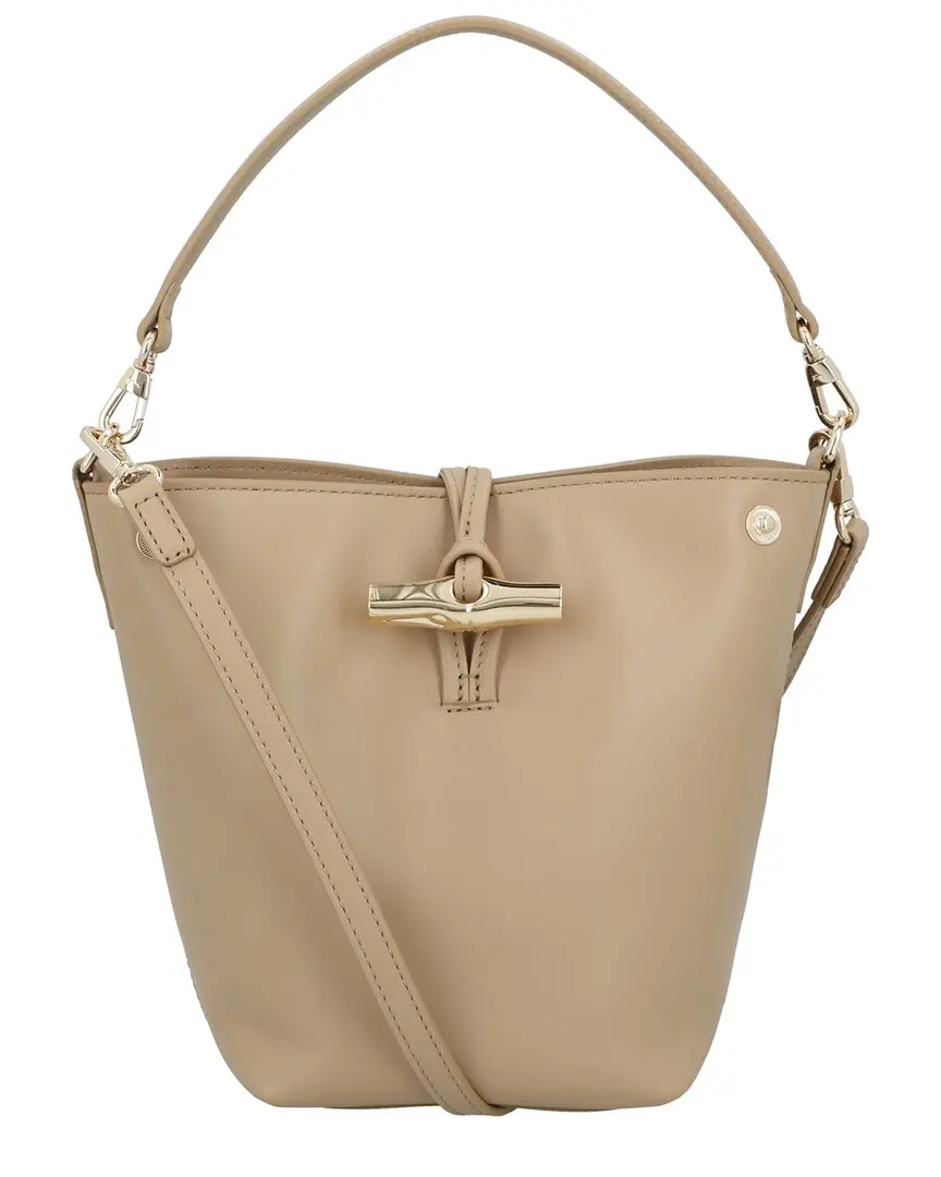 Longchamp Le Roseau XS Leather Bucket Bag