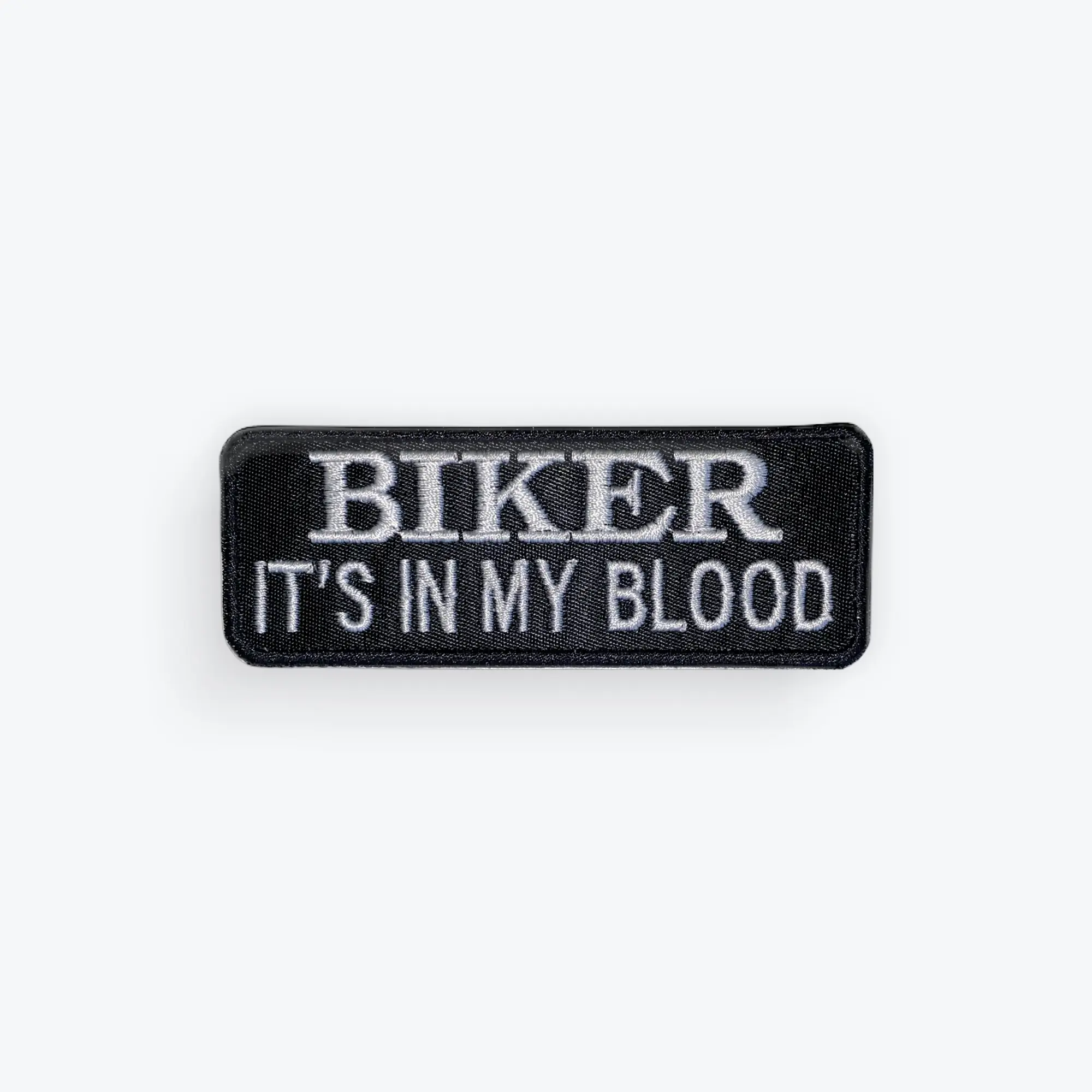 Biker It's In My Blood Motorcycle Patch