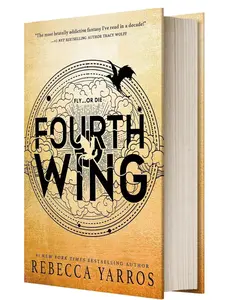 Fourth Wing (The Empyrean, Book 1), by Yarros, Critic Acclaims romance lover hardcover
