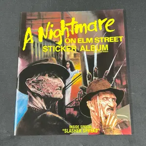 One 1984 A Nightmare On Elm Street Sticker Book Album