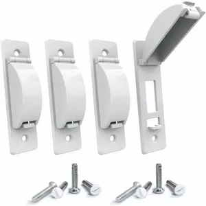 4 Pack Light Switch Guard Cover for Toggle Switch, Prevent Accidental Switching by Pets & Kids, Clear Screw Mount Switch Lock Protector