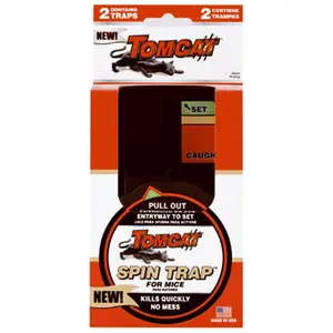 212 MAIN Tomcat 33545 Quick Kill Spin Mouse Trap - 2-Pack 212 MAIN Tomcat 33545 Quick Kill Spin Mouse Trap - 2-Pack
