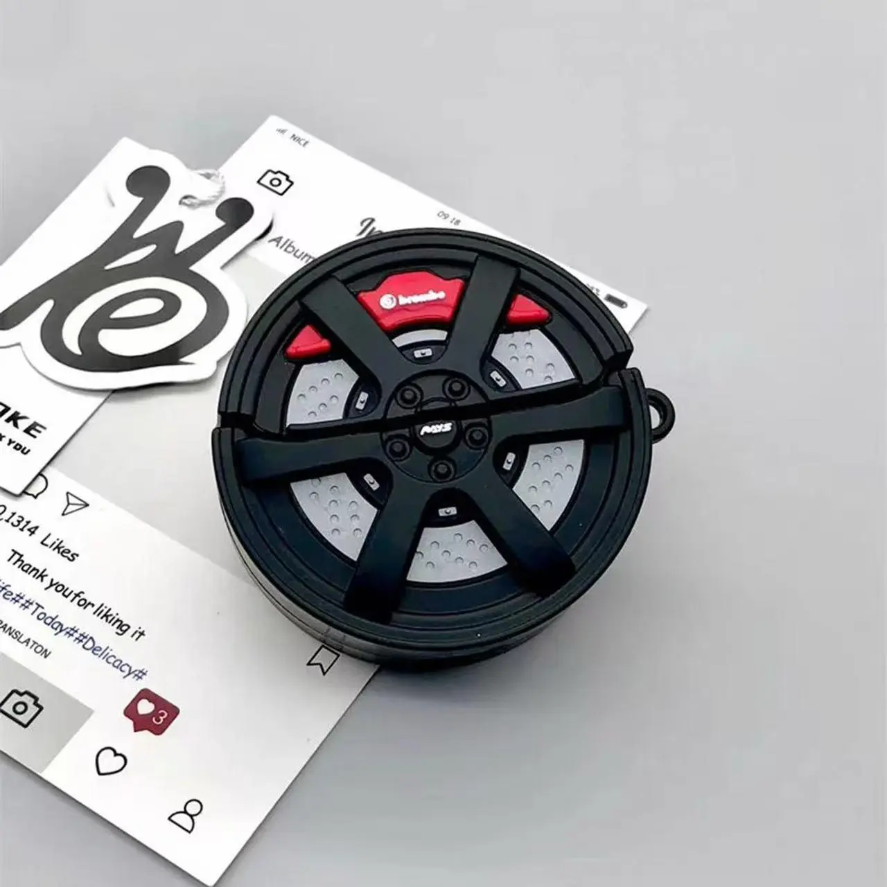 For AirPods Pro3 4 3 2 1 Pro Pro2 Earphone Case 3D Creative Car Tire Cool Silicone Cartoon Headphone Box With Pendant Cover