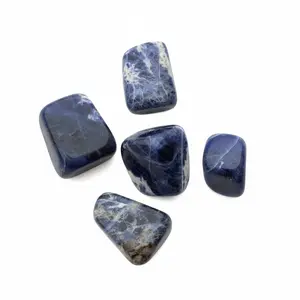 Sodalite Tumbled Stone – Truth & Communication Crystal for Enhanced Communication Mental Clarity & Self-Expression