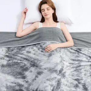 Cooling Throw Blanket for Night Sweats Decorative Tie Dye, Absorbs Heat to Keep Cool on Warm Nights, Q-Max 0.5 Cooling Blankets for Hot Sleepers, Cool Lightweight Sofa Throw Blanket (50"x70")