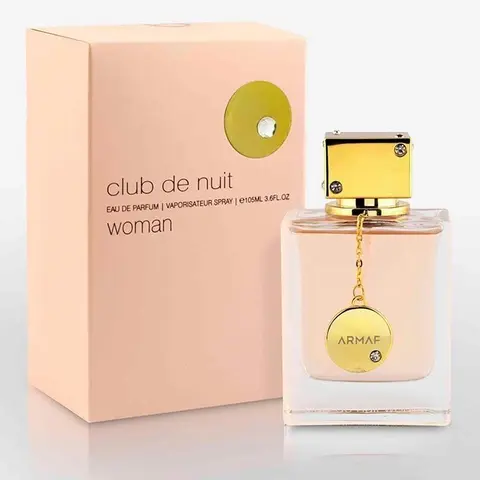 Armaf Club De Nuit Eau de Parfum for Women, 3.6 Ounce | Long Lasting | Best Gift | Notes Orange, Grapefruit, Peach, Rose, jasmine, Vanilla, Musk