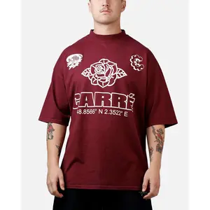 Carre Coordinates T-Shirt Maroon