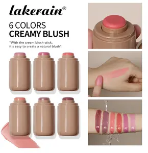 Long-lasting Hydrating Blush Balm, Moisturizing Silky Cream Texture Blush Stick, Waterproof Blush for Cheeks, Lips, Eyes, Makeup Accessories, Flawless Cosmetics, Lip Cheek Tint