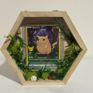 Handmade Trading Card Terrarium