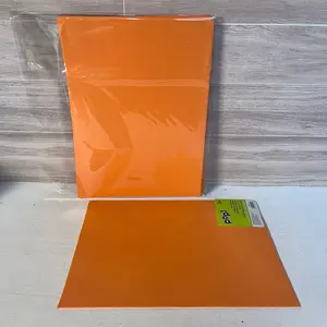 8X12 Matte Orange Non-Adhesive Foam Sheets (5)