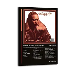 D'Angelo Wall Decor Art, Waterproof Canvas Poster, Artistic Poster for Bathroom, Bedroom, Kitchen and Living Room, and A Perfect Gift for Home