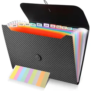 File Organizer, 13-Pocket Expanding Folder +Accordian Folder |  for , Office, Travel & Classroom