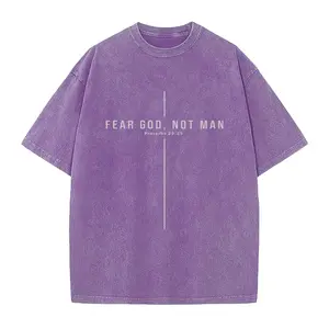Fear God Not Man - Proverbs 29:25 - bible verse shirt men - christianity shirt - adult baptism gift - church design