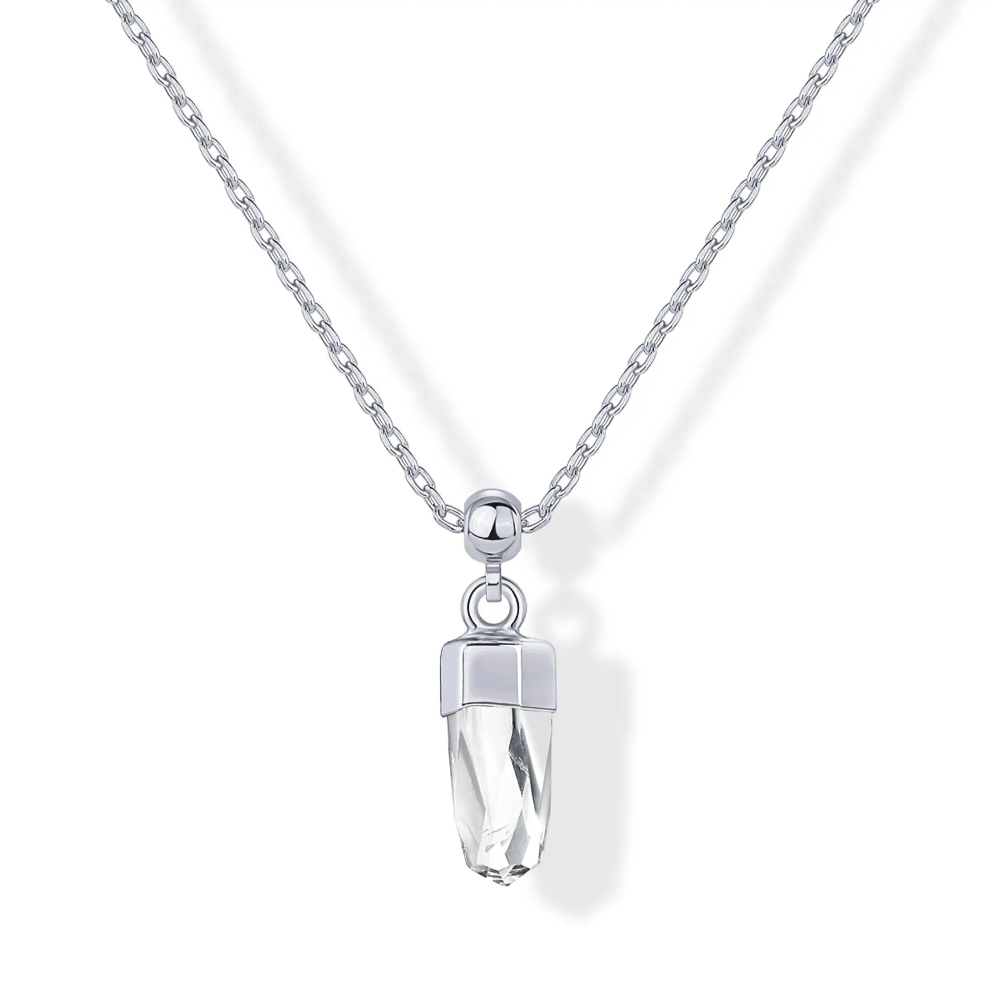 Topaz Crystal - White Gold