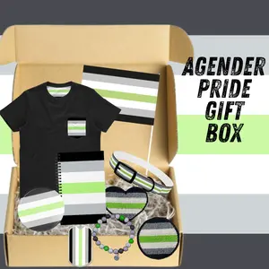 Agender Pride Gift Box: No Gender. All Power. 100% You.