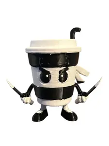 Cappuccino Assassino – Physical Desk Decor Figure Italian Brainrot