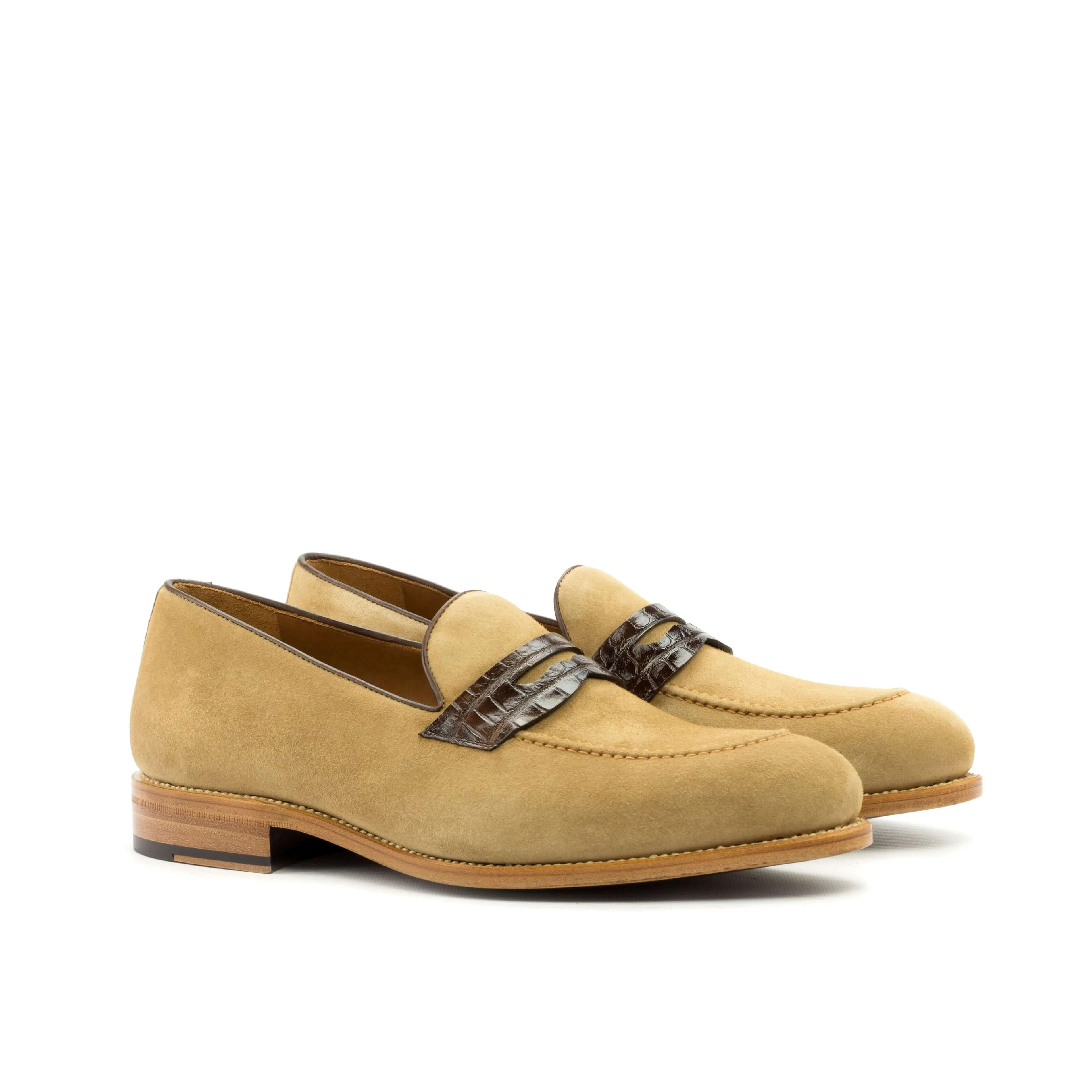 Bion Alligator Loafers