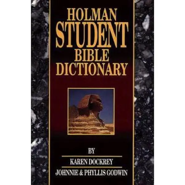 USED Book - Holman Student Bible Dictionary by Karen Dockrey (Hardcover) - english
