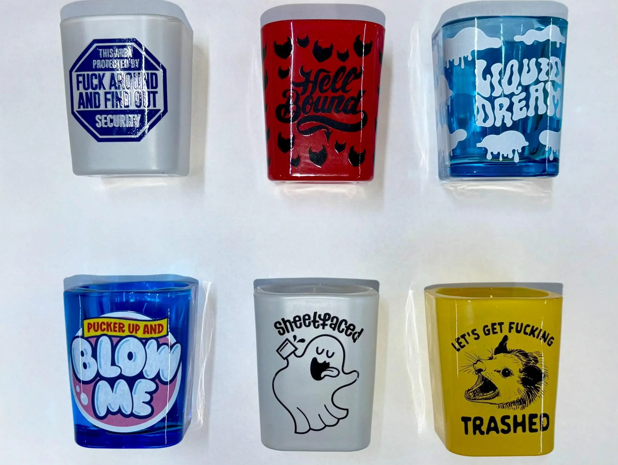 Funny Sayings Shot Glass