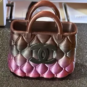 Puffy Luxury Bag Pencil Holder, Desk Storage Organizer for Home Office Supplies