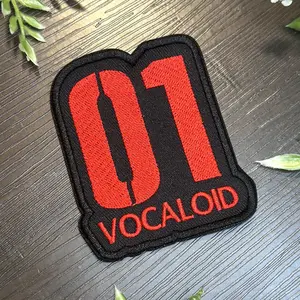Hatsune Miku Vocaloid “CV01” Iron-On Embroidery Patch for Cosplay, Jackets, Hats, Itabags, Clothing, Durable Polyester Patch
