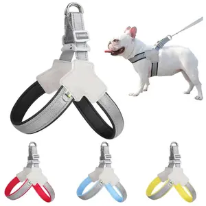 Reflective No-Pull Dog Harness - Safety Vest for Small to Medium Dogs & Cats with Enhanced Visibility