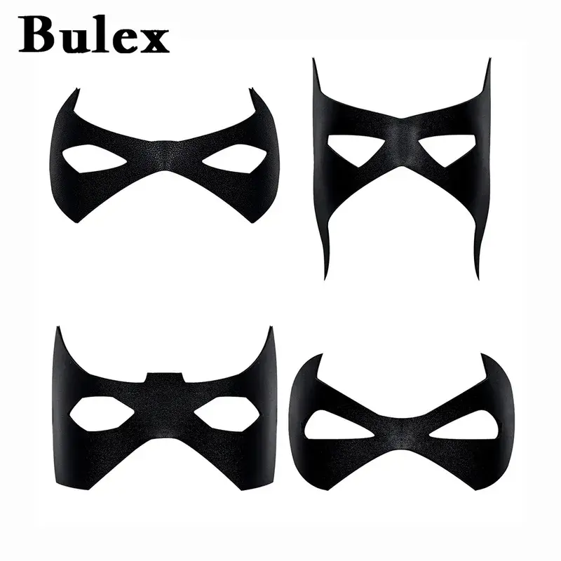 Bulex Adults Bat Superhero Night Knight Grayson Cosplay Nightwing Costume For Women Men  Halloween Masquerade Eye Mask