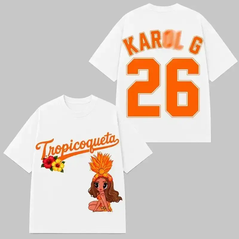 [FREE SHIP] Tropitour 2026 World Tour T-Shirt, Tropicoqueta Concert Merch, La Bichota Graphic Tee, Latin Reggaeton Music Shirt, Retro Tour Dates Apparel